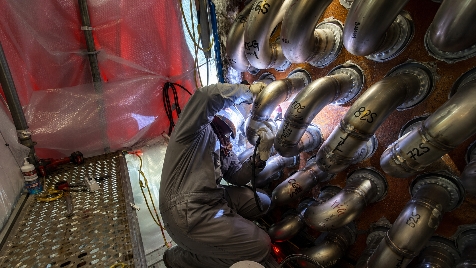 Industrial fabrication and welding activity